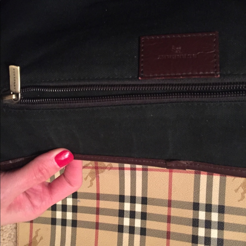  % authentic vintage Burberry laptop bag - Picture 5 of 8